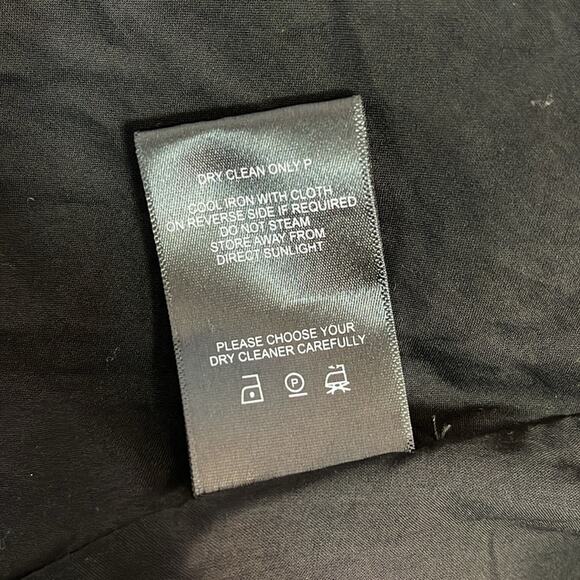 Aje Mimosa Puff Sleeve Cutout Black Onyx Mini Dress Size 6 - Picture 12 of 12